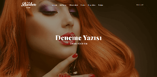 Desire Kuaför Salonu Web Sitesi
