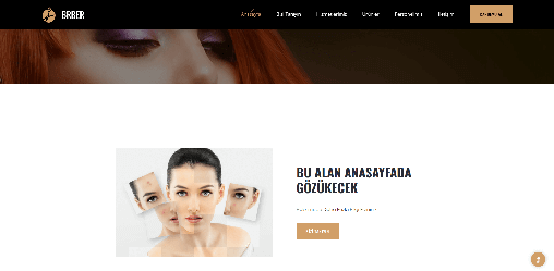 Hairsal Kuaför Salonu Web Sitesi